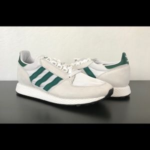 Adidas Forest Grove White Green Size 9